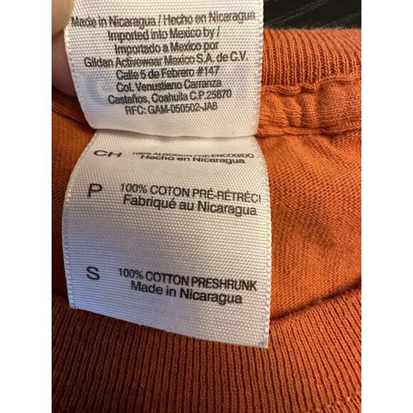 Confetti's Santa Rosa Beach Goatfeathers T-Shirt Orange Graphic Print S - Picture 3 of 6